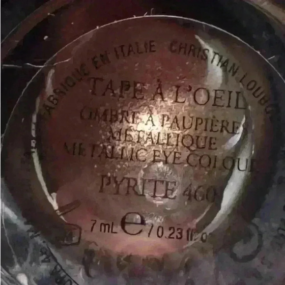 Christian Louboutin Tape A L’Oeil Metallic Eyeshadow ~ Pyrite (460) ~ New no box - Picture 4 of 7